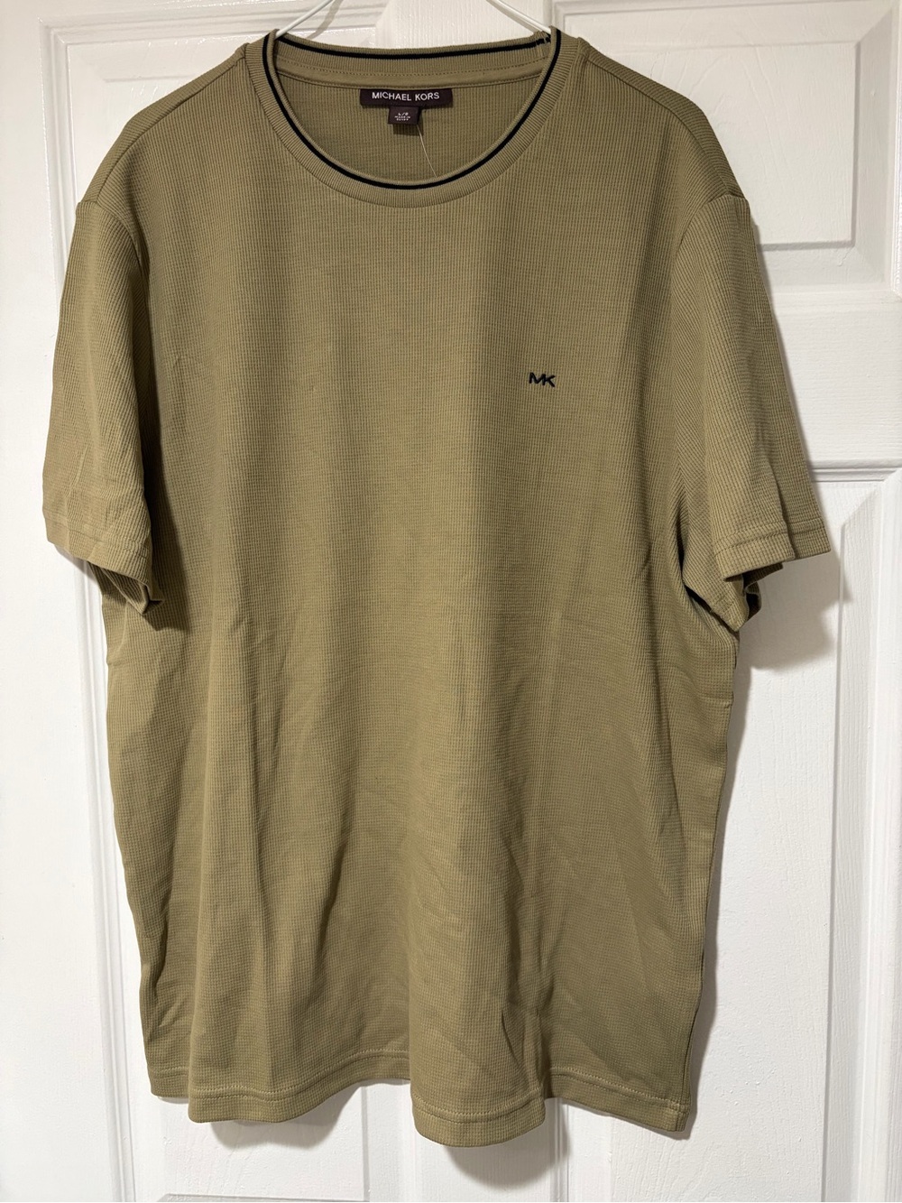 Michael Kors Olive Crew Neck Short Sleeve Tee